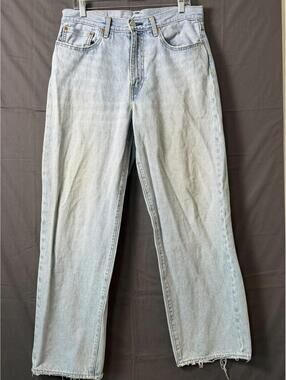 Levi’s Men’s Jeans W32 Light Wash Frayed Hem Classic 5‑Pocket Denim Vintage LOT